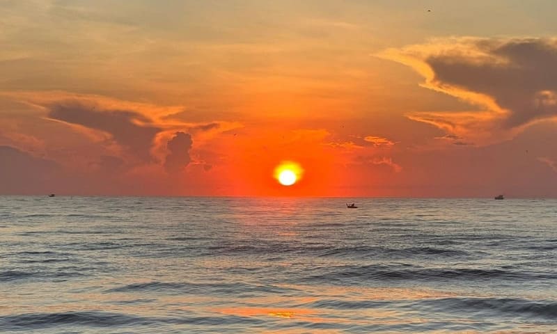 Sunrise at Cua Dai Beach