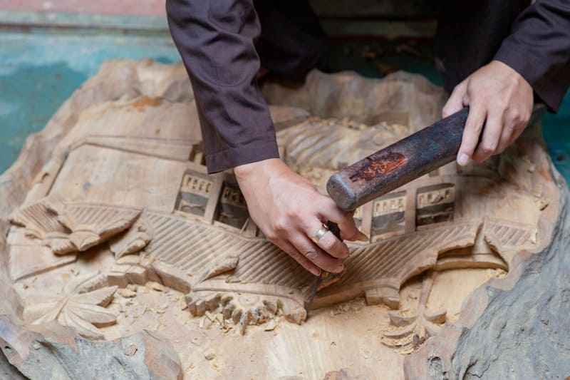Traditional woodworking craftsmanship