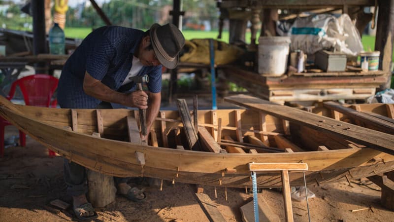 Wooden boatbuilding