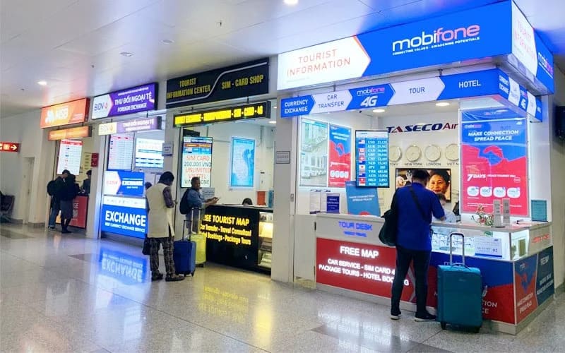 Airport SIM counters