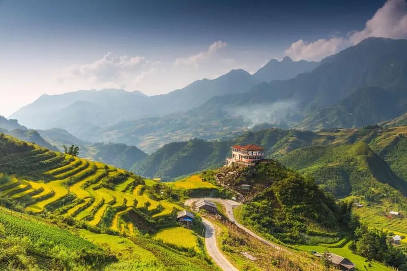 Rice terraces in Lao Cai