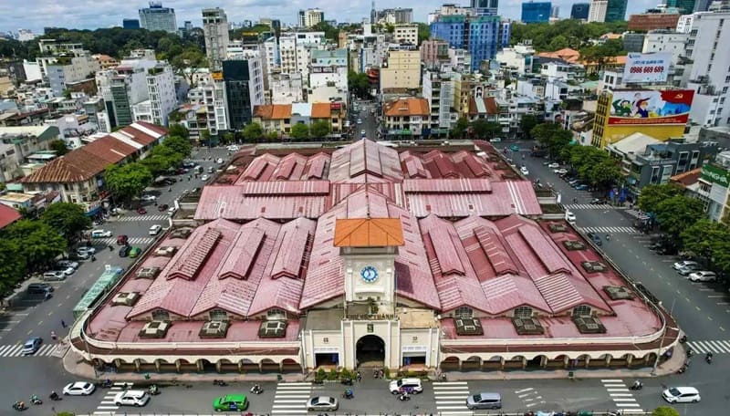 Architecture of Ben Thanh Market, Saigon