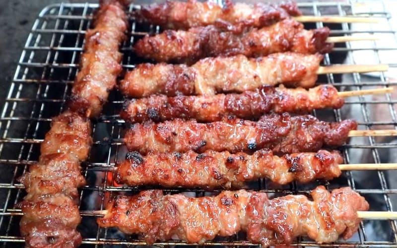 Grilled Pork Skewers (Thit Nuong)