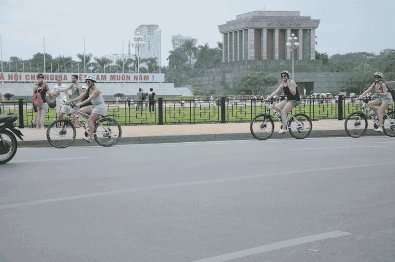 Cycling in the Old Quarter