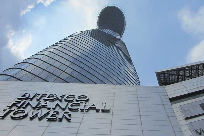 The tower’s lotus-inspired design
