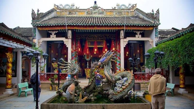 Dragon fountain