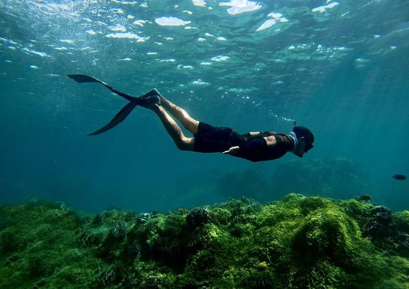 Self-snorkeling in the Cham Islands
