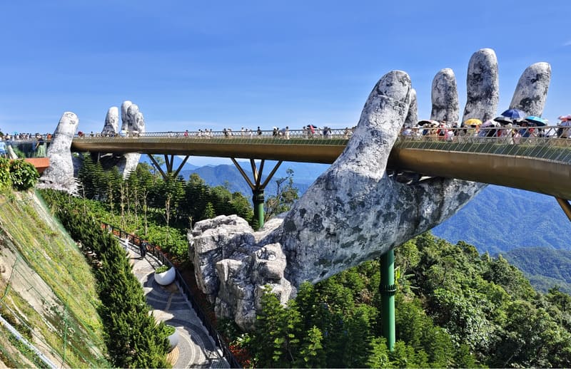 Golden Bridge in Ba Na Hills