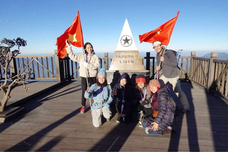 Fansipan summit at 3,143m