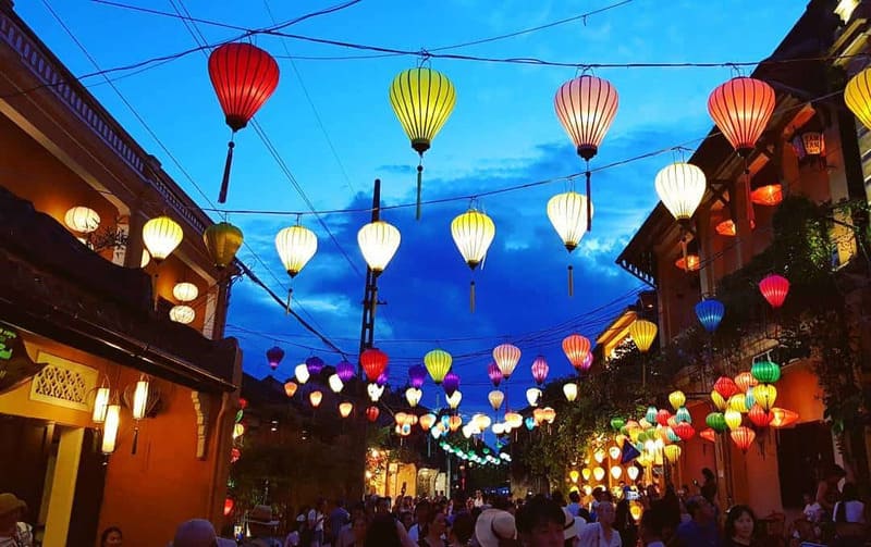 The lantern-lit Hoi An Ancient Town
