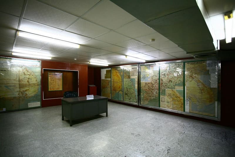 War command room in the Independence Palace