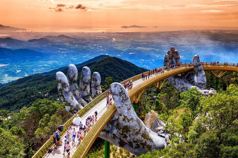 The Golden Bridge in Da Nang