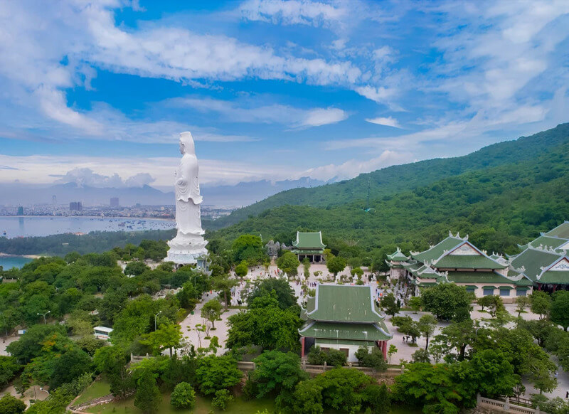The Lady Buddha in Danang in March