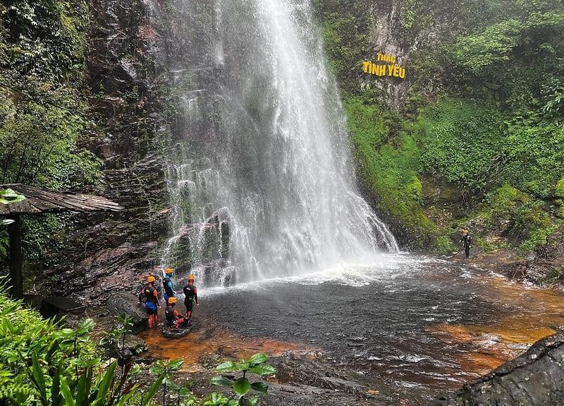 Love Waterfall in Hoang Lien National Park
