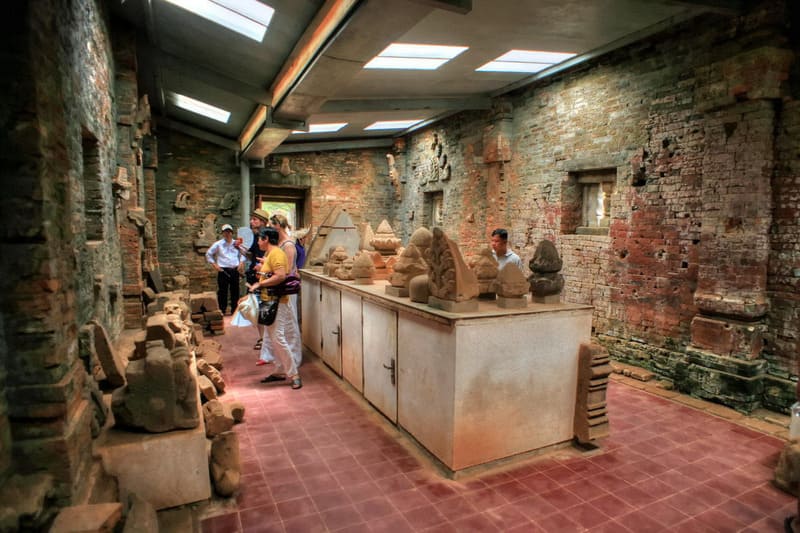 Cham sculptures and carvings