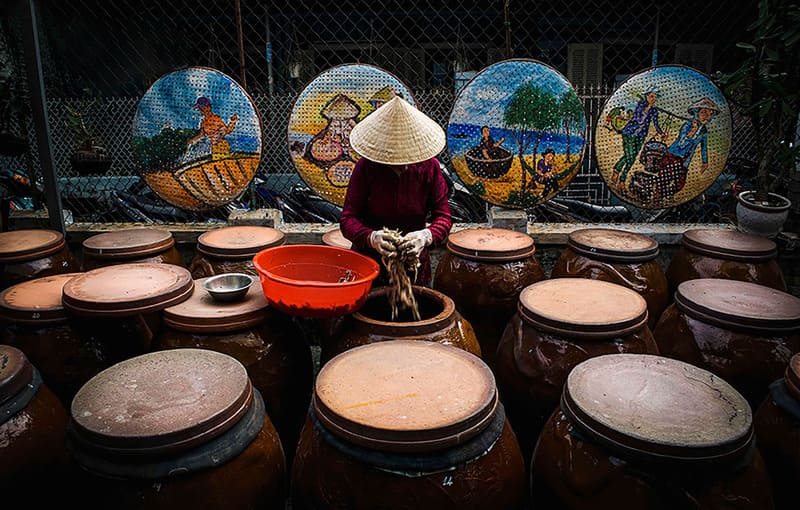 Local craft at Nam O Village