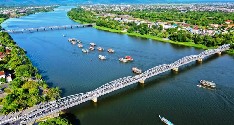 Perfume River in Hue