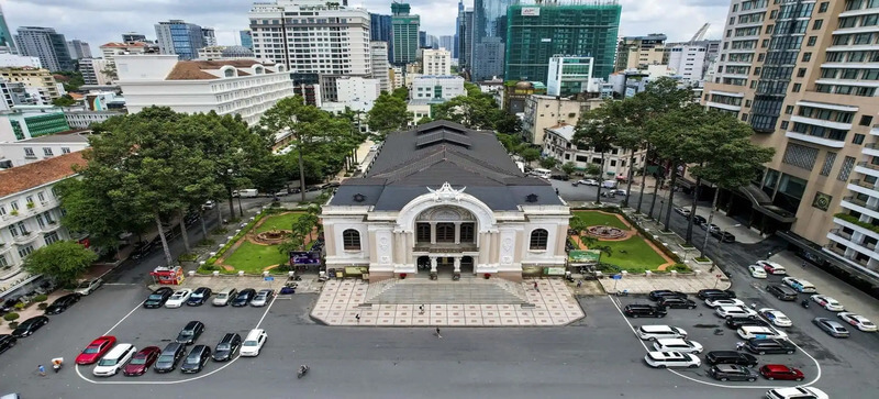 View of the Saigon Opera House