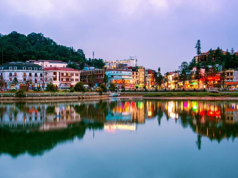 Sapa Lake landscape