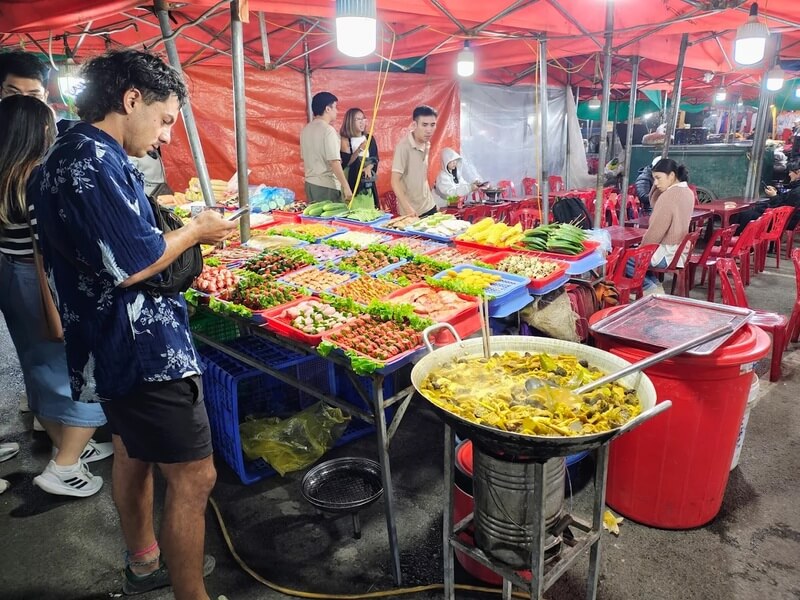 Food stall at Sapa Night Market