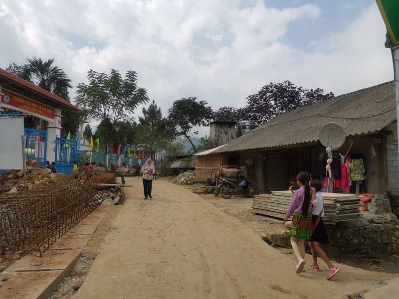 Ethnic houses in Ta Van Village