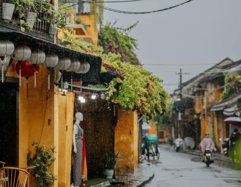 Hoi An on a rainy day