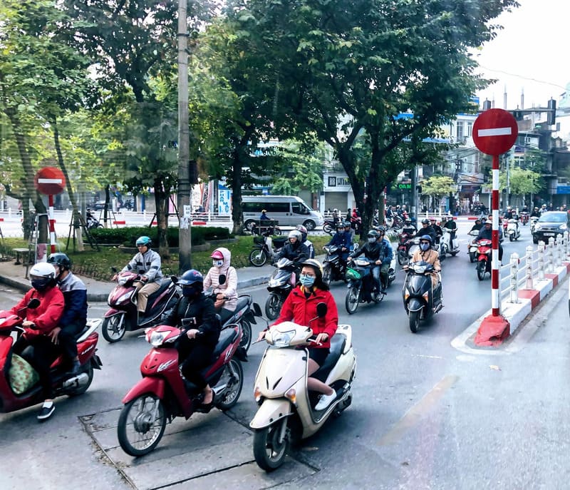 Motorbikes in Vietnam