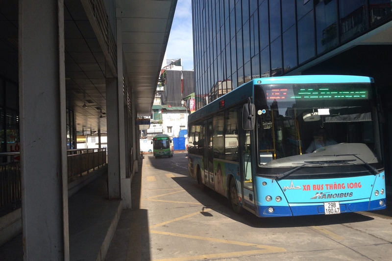 Public bus in Vietnam cities