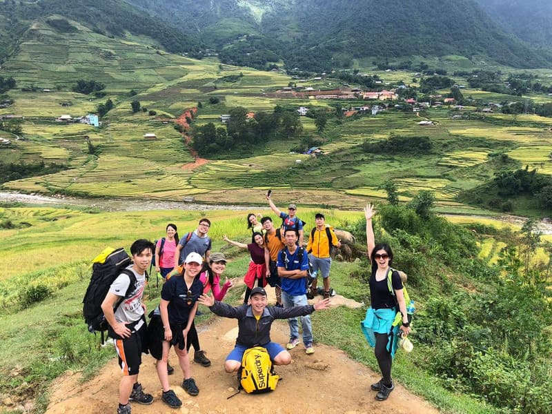 The rice terraces near Cat Cat