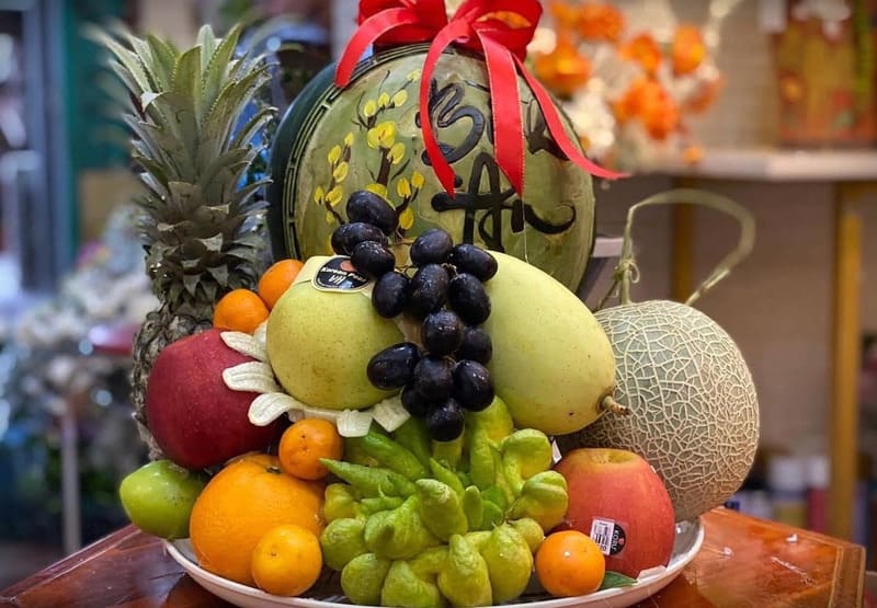 A traditional five-fruit