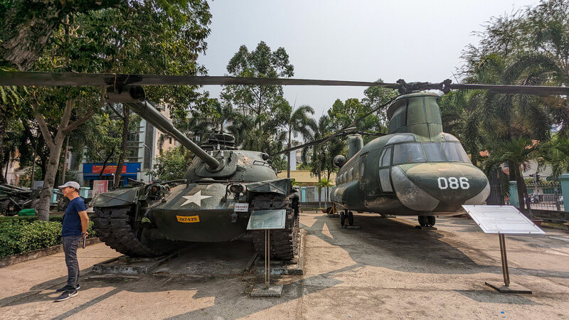 Outdoor at the War Remnants Museum