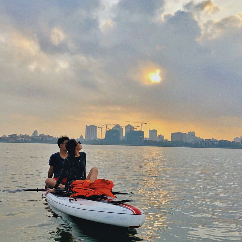 Boating on West Lake