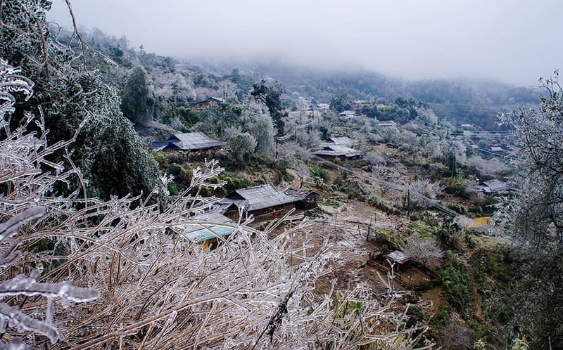 Ta Xua during winter