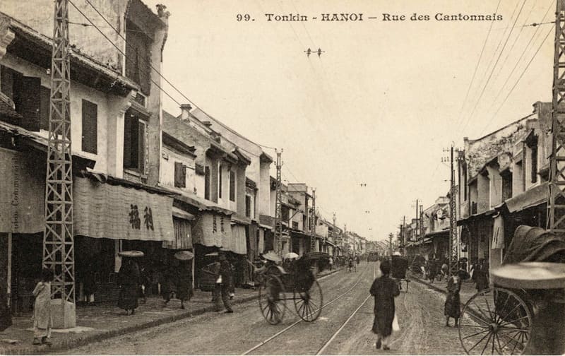 Hang Ngang streets in the past