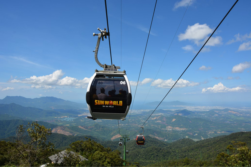 Cable car at Ba Na Hills
