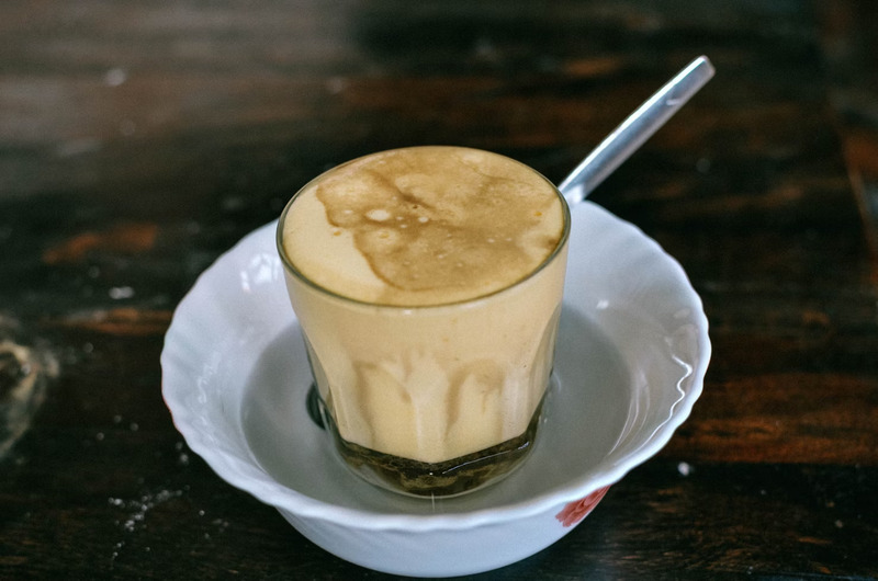 Egg coffee