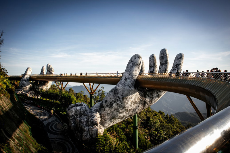 The Golden Bridge in Ba Na Hills