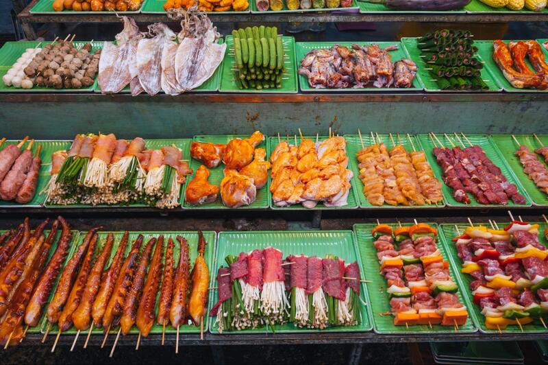 Local snacks in Hoi An night market