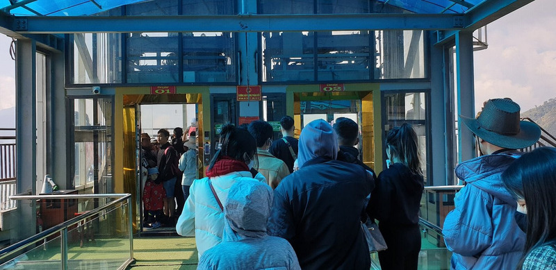 Entrance to Sapa Glass Bridge