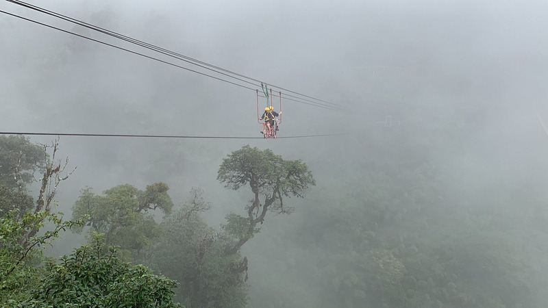 Zipline riding experience
