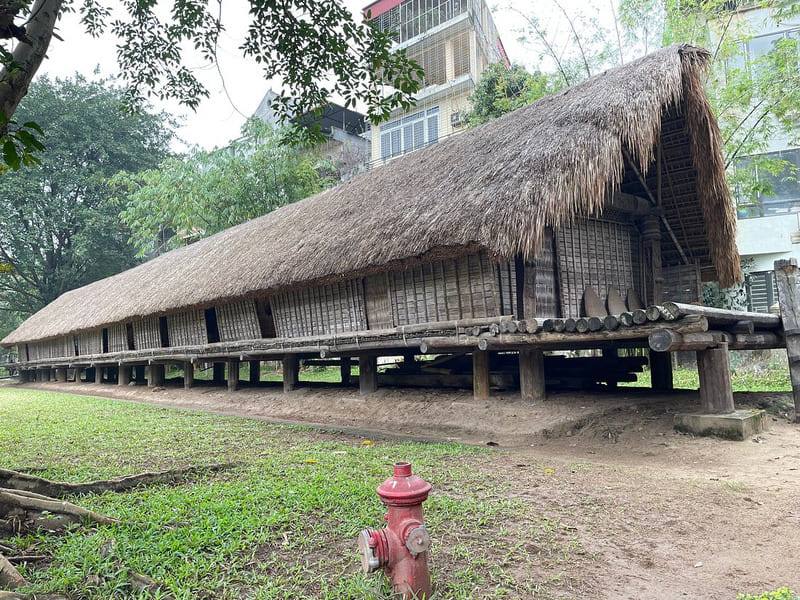 Long stilt house of Vietnam Museum of Ethnology